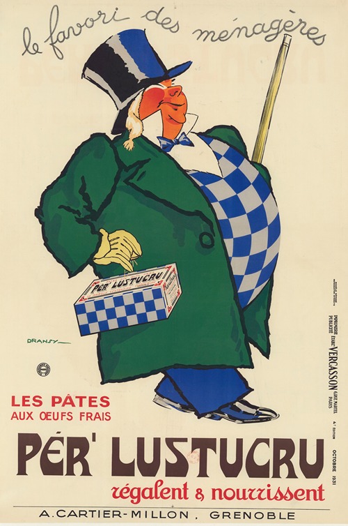 Le favori des ménagères. Les pâtes aux oeufs frais Per’ Lustucru régalent et nourissent