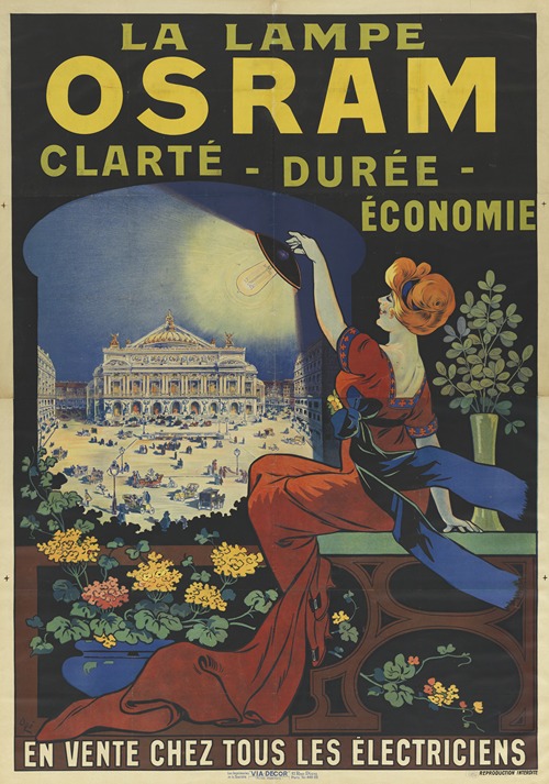 La Lampe Osram. Clarté-Durée-Economie. En vente chez tous les électriciens
