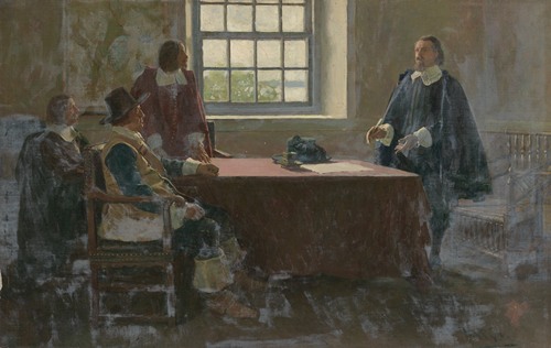 Even Sir William Berkeley, the redoubtable cavalier governor, saw that he must yield