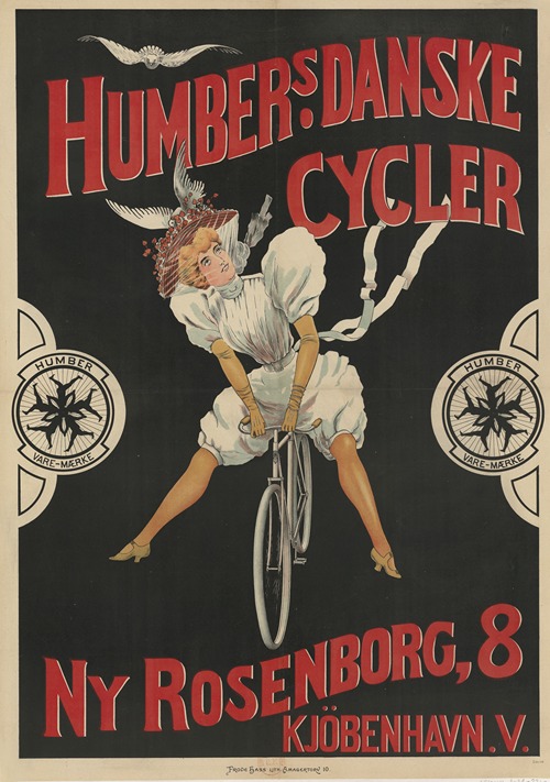 Humbers Danske Cycler. Ny Rosenborg, 8. Kjöbenhavn.V.