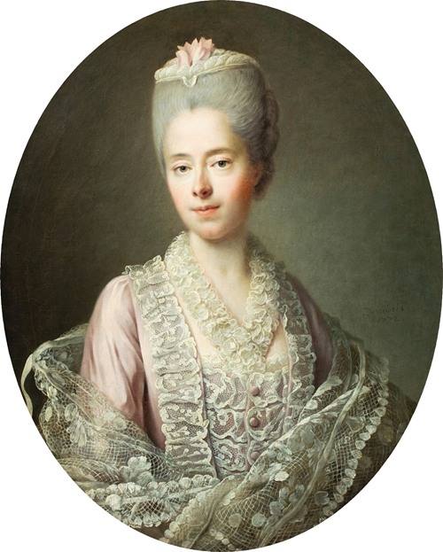 Portrait of Renée Anne Jacquette Guillemette Moulin de la Racinière, Madame d’Angot (1727-1775)