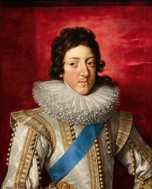 Louis XIII, King of France (1601-1643), with the Sash and Badge of the Order of Saint Esprit