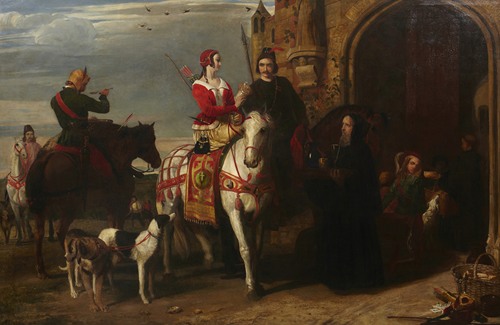 The Monastery in the 14th Century; Boar Hunters Refreshed at Saint Augustine’s Monastery, Canterbury