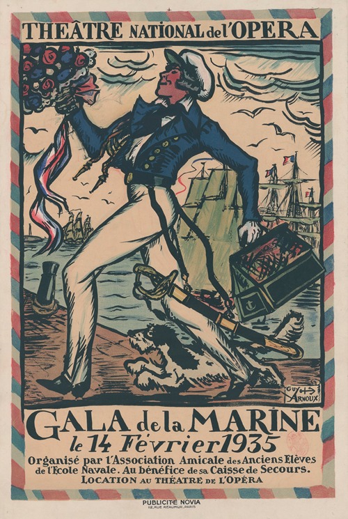 Théâtre National de l’Opéra. Gala de la marine, le 14 février 1935