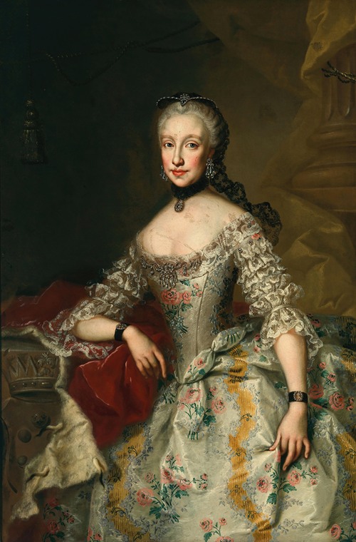 Portrait of Empress Maria Ludovica, Grand Duchess of Tuscany, Infanta of Spain (1745–1792)