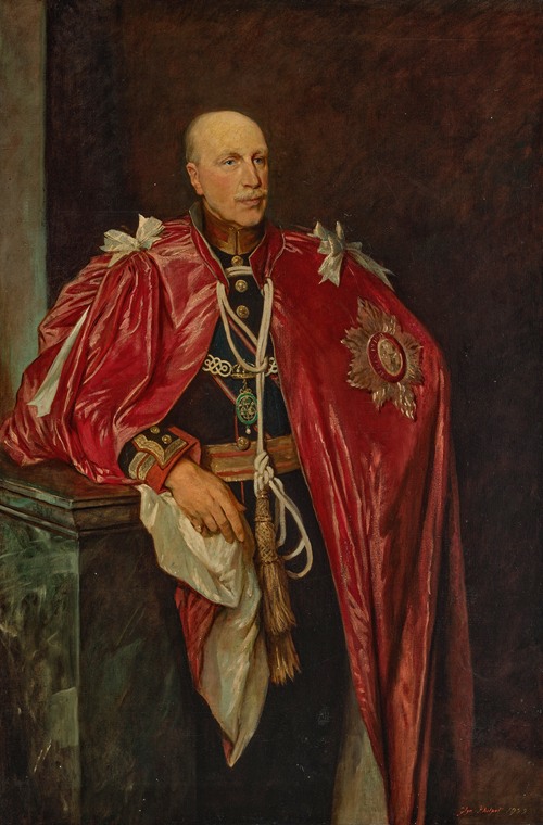 Reginald Baliol Brett, 2nd Viscount Esher, in the robes of the Order of the Bath