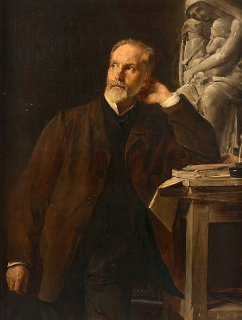 Portrait du sculpteur Eugène Guillaume