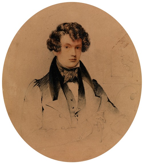 Self-Portrait (frontispiece to O’Driscoll’s ‘A Memoir of Daniel Maclise R.A.,’ 1871)