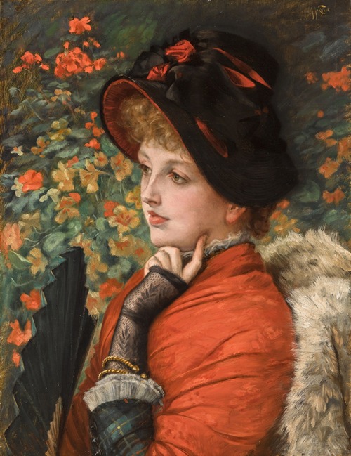 L Ambitieuse Political Woman by James Tissot Artvee