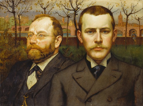 Double Portrait of Heinrich Pallmann and Heinrich Weizsaecker