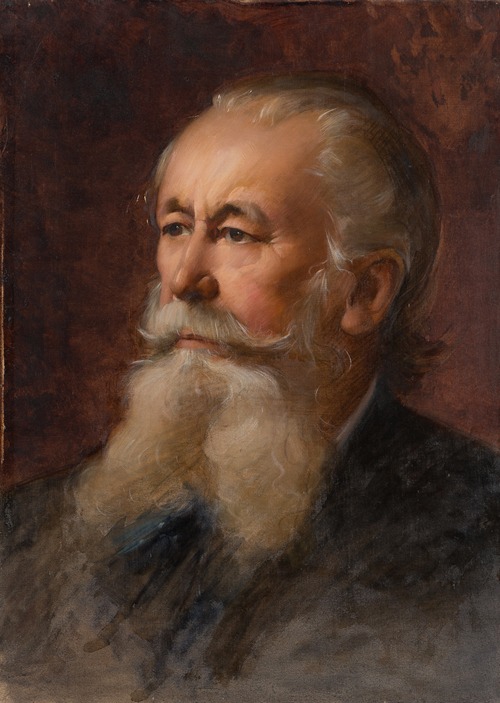 Portrait of the Concert Singer and Conductor Prof. Julius Stockhausen
