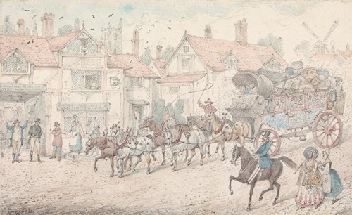 ‘Mr. Jorrocks’s Surprize on Seeing the Paris Diligence, ‘My Vig, Here’s Wombwell’s Wildbeast show’ ‘