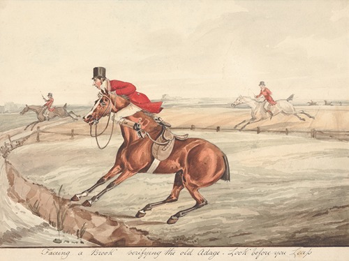 ‘Qualified Horses and Unqualified Riders;’ ‘Faceing a Brook Verifying the Old Adage, Look Before You Leap’