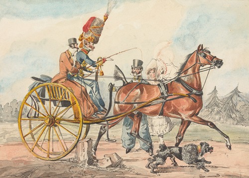 ‘Sporting Discoveries, or the Miseries of Driving …’ You Discover you Have Overlooked a Small Post on you Whip Hand