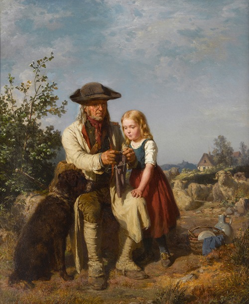 Der alte Schäffer und die Enkelin (The old shepherd and his granddaughter)