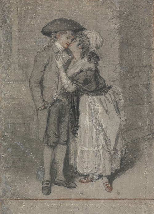 So She Caught Him and Kissed Him (Proverbs, Chapter VII, Verse 13)