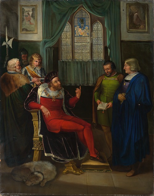 Markgraf Christoph I. von Baden empfängt Gesandte Kaiser Maximilians