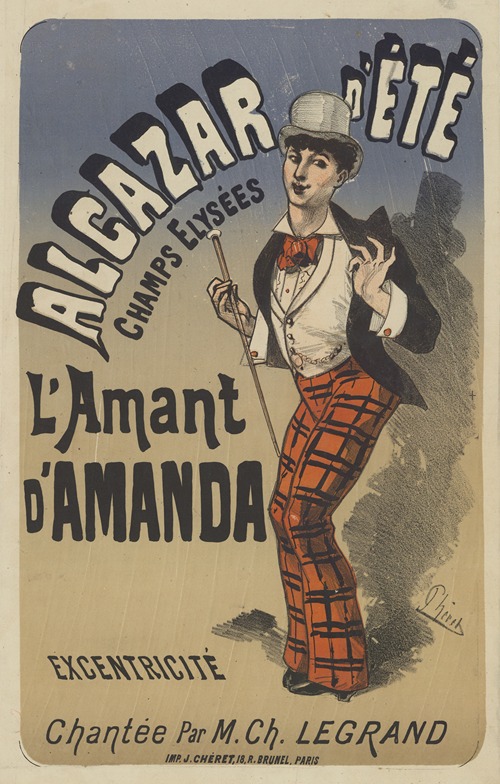 Alcazar d’Eté. L’amant d’Amanda. et Amanda, réponse à l’Amant d’Amanda.