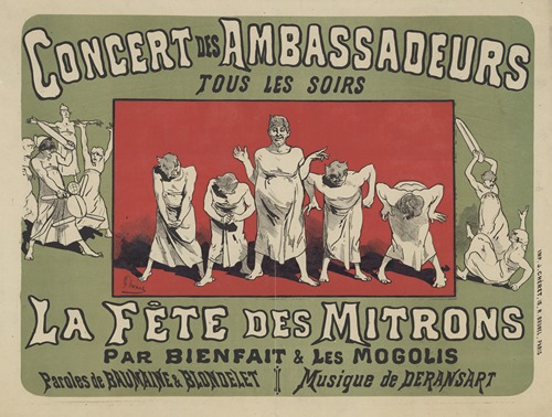 Concert des Ambassadeurs. Tous les soirs, la Fête des mitrons par Bienfait & les Mogolis