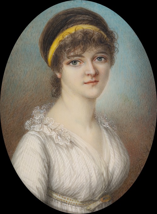 Young Woman with a Yellow Hair Ribbon