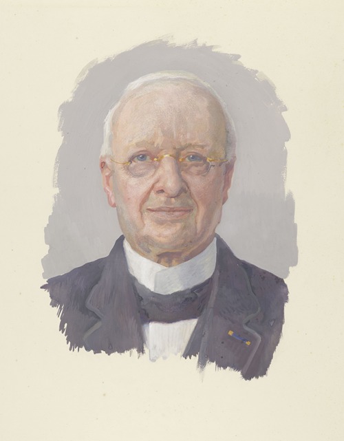 Studie voor het portret van dr J.Th. de Visser, minister van O.K. en W. 1918-1925