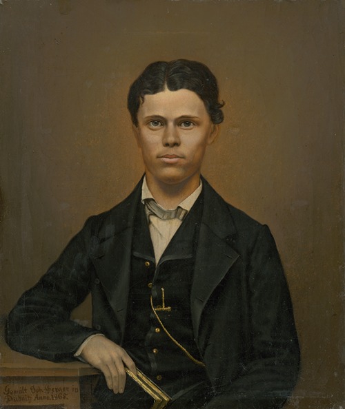 Study of a Portrait of a Young Man with a Book