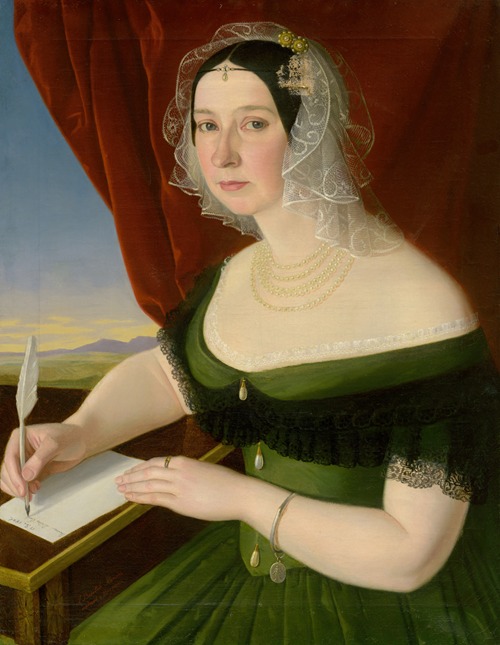 Portrait of Žofia Brezovická from Brezovica and Veľká Lomnica