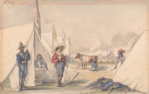 Camp of General Alexander McDowell McCook near Stevenson, Alabama, summer 1862
