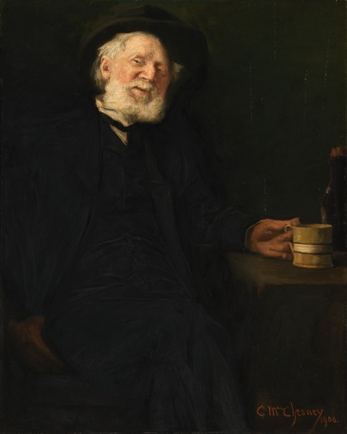 A Good Story (Portrait of Robert Loftin Newman)