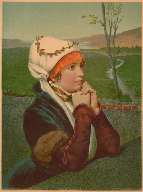 In quiet prayer