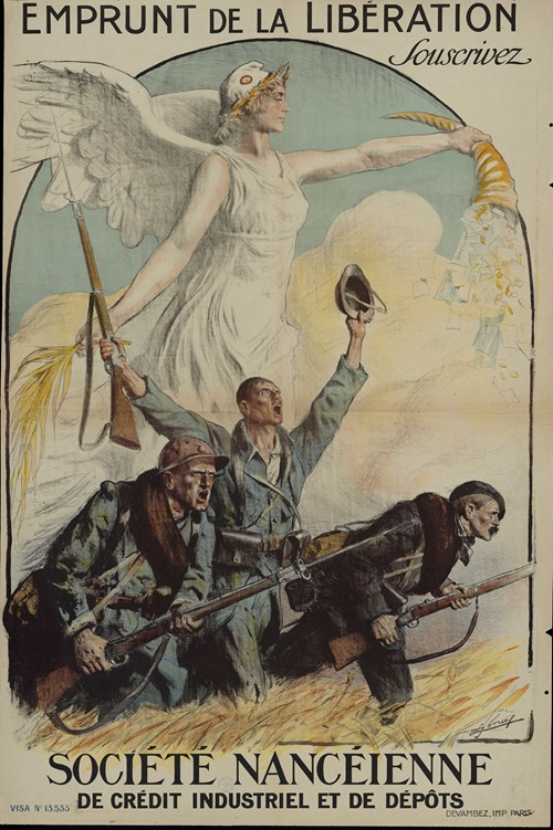 Emprunt de la libération. Souscrivez ! Société nancéienne de crédit industriel et de dépôt