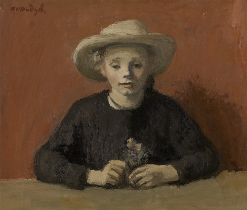 Gusta with hat