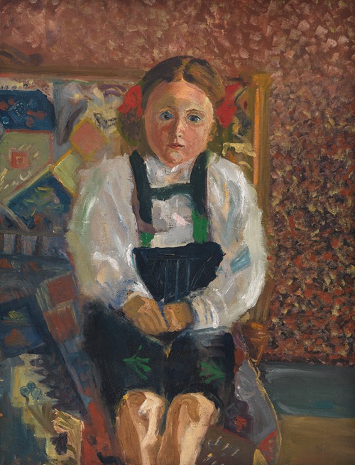 Gertrud Schönberg, die Tochter des Künstlers