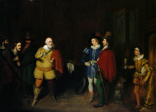 Falstaff relating his valiant exploits