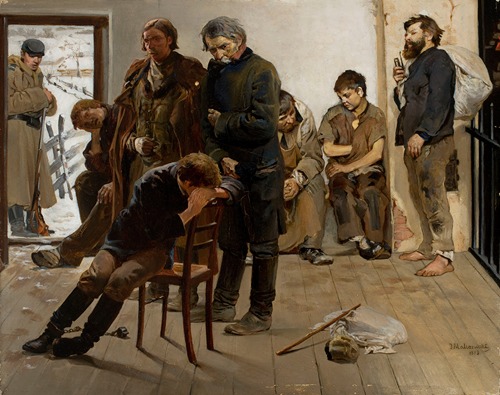 Stopover During the Transport of Deportees to Siberia (Convicts)