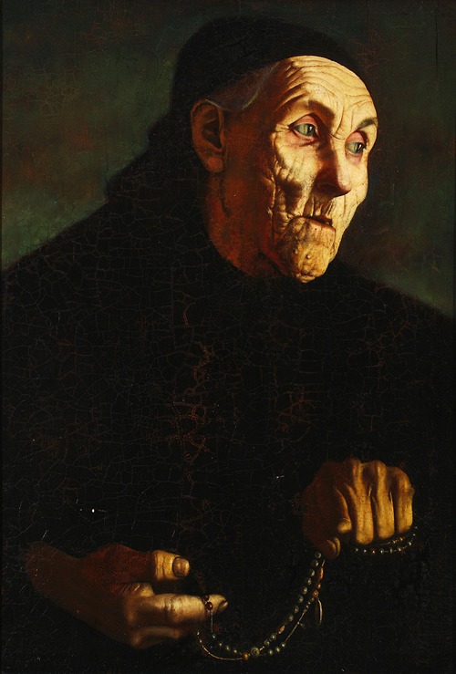 Portrait of an old woman