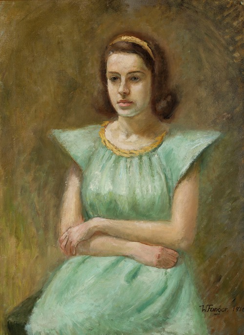 Portrait of a young woman