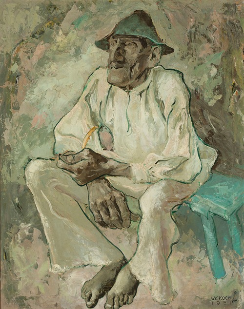 Man with a pipe – Wojciech Wirba