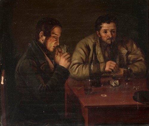 Genre scene in a tavern