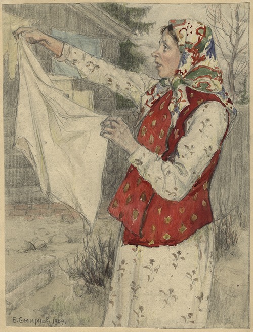 Female Migrant from Arkhangelsk Province to Krasnoyarsk in Siberia. Old Believer.