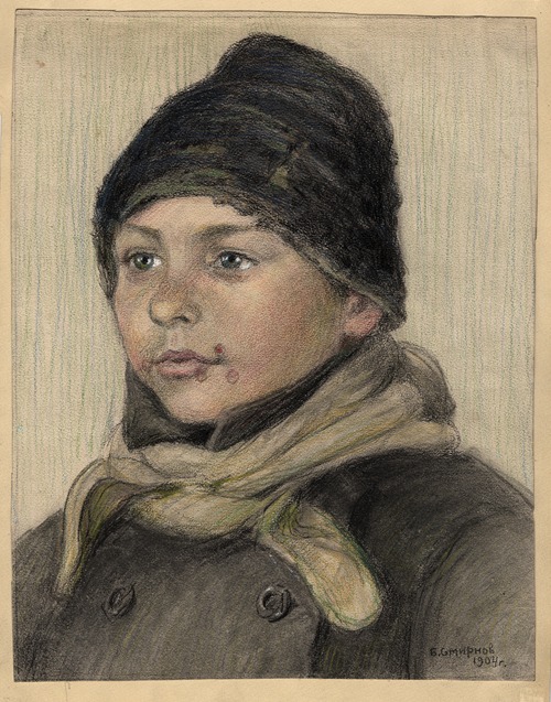 Pupil at the Irkutsk City School.