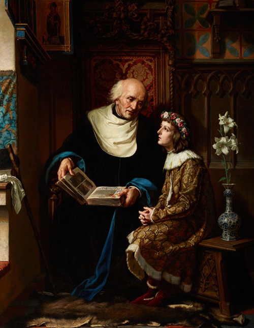 St Jan of Kęty as a Teacher of St Casimir the Prince