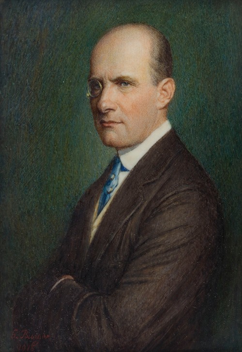 Portret mężczyzny z monoklem