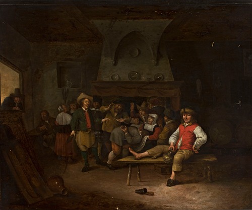 In the tavern – playing “Handjeklap”