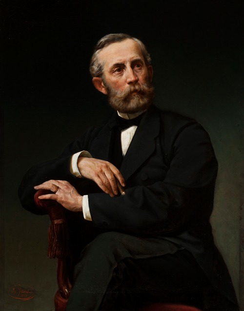 Portrait of Ewaryst Mejer, president of the Sectional Directorate of the Land Credit Association in Warsaw