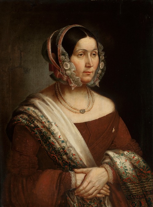 Portrait of Józefa Szemetyłło née Klimontowicz (1798–1861)