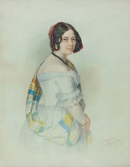 Portrait of Aleksandra, née Stecka, Princess Michałowa Radziwiłł