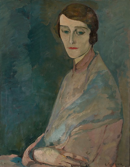 Portrait of a woman (Portrait of Ms Edwardowa Woroniecka]