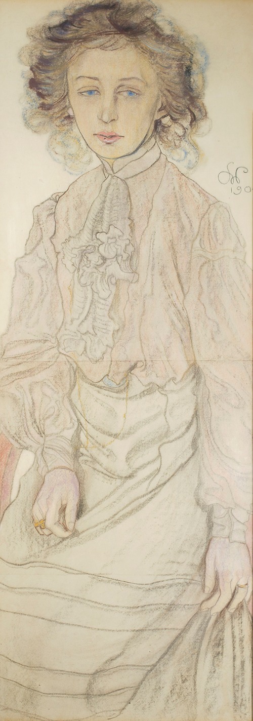 Portrait of Józefa Krzyształowicz
