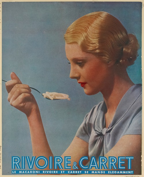 Publicité pour le macaroni Rivoire et Carret